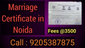 Marriage Certificate in Noida